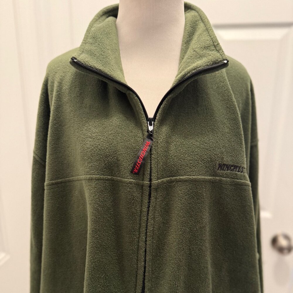 Winchester Men's Fleece Full Zip Jacket, Size XL, Green